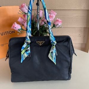 Prada Tote Bag In Black